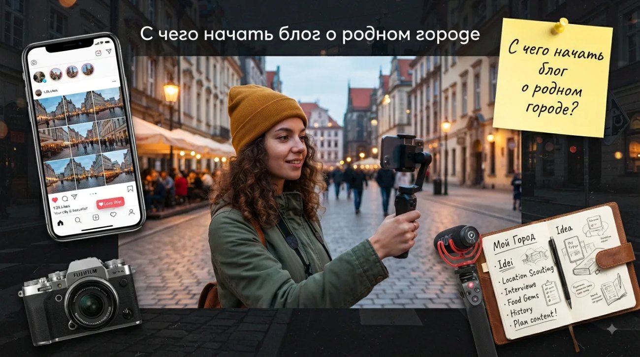 С чего начать свой блог о родном городе