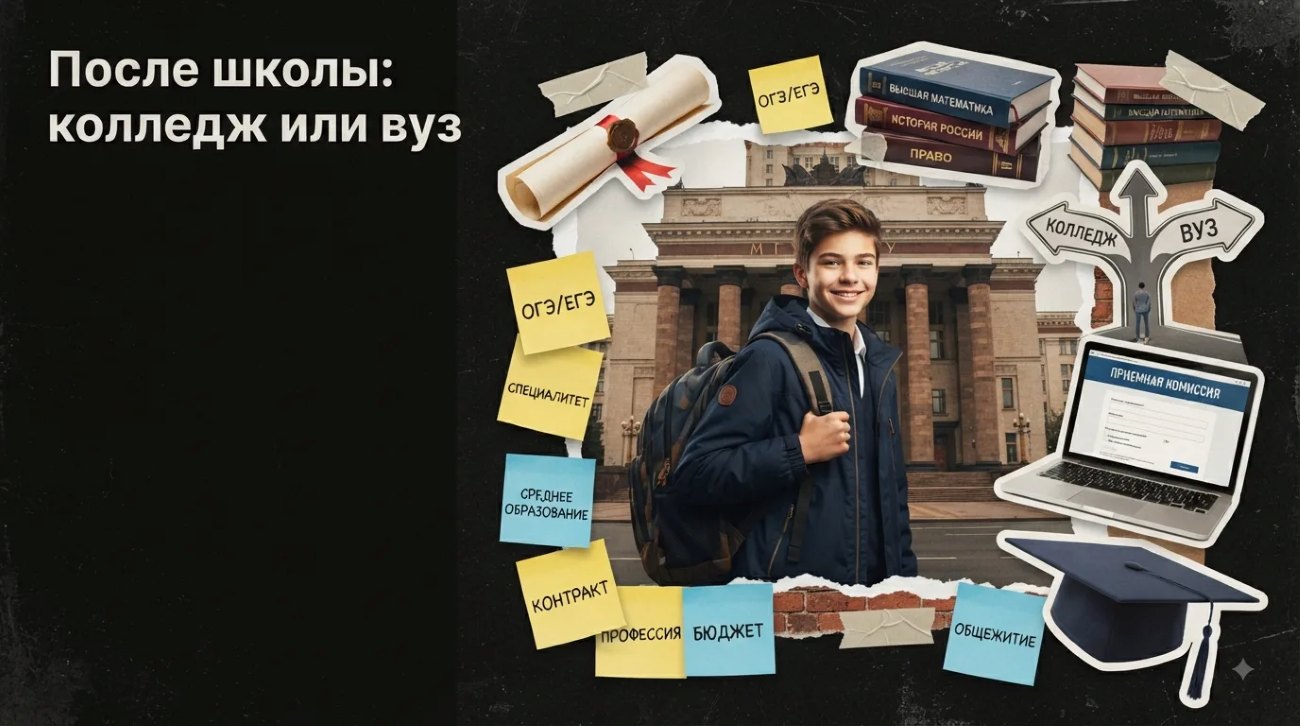 После школы: как выбрать колледж или вуз и не пожалеть